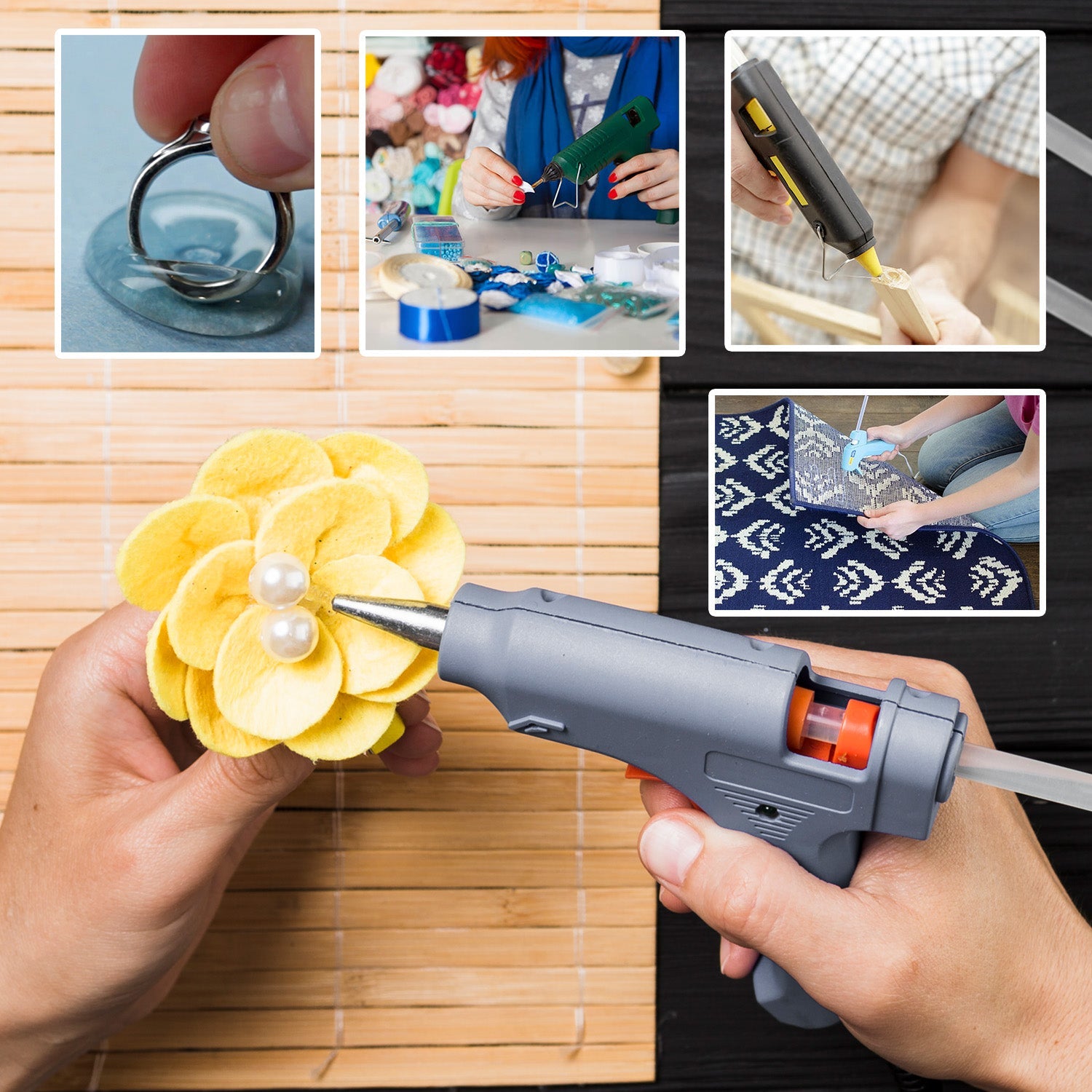 0557 Electric Tool Hot Melt Glue Gun 20W AC 100-240V DeoDap