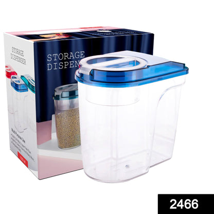 2466 Plastic Storage container Set with Opening Mouth 1500ml DeoDap