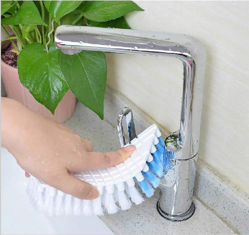 1427 Flexible Plastic Cleaning Brush for Home, Kitchen and Bathroom, DeoDap