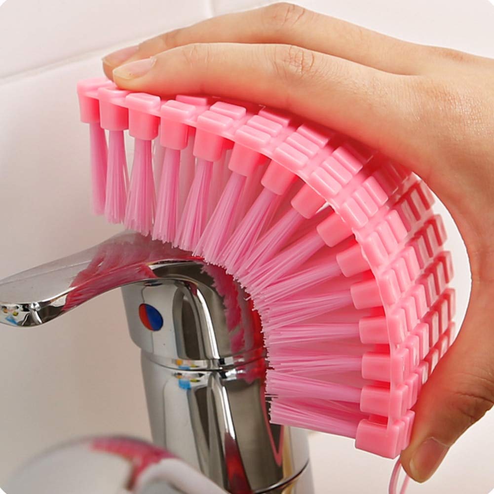 1427 Flexible Plastic Cleaning Brush for Home, Kitchen and Bathroom, DeoDap