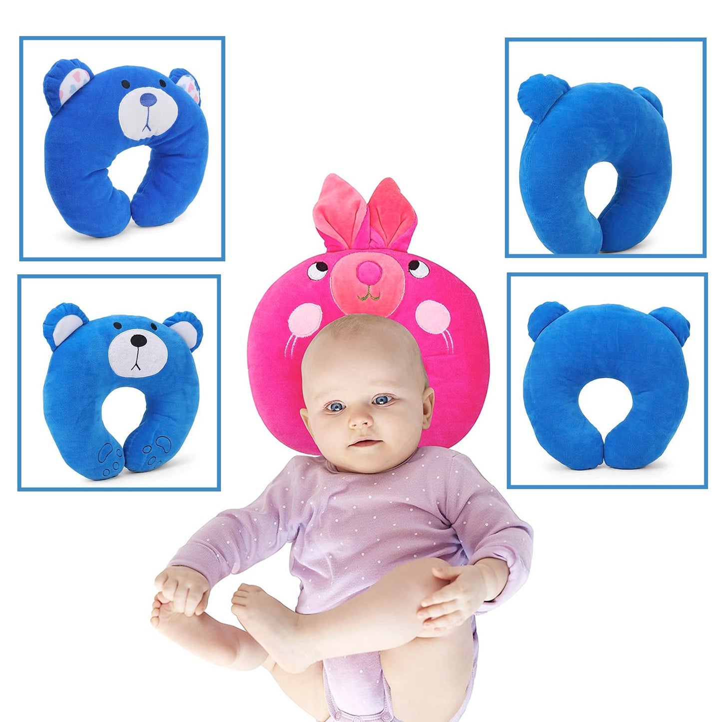 7216 Newborn Baby Soft Neck Support Pillow DeoDap