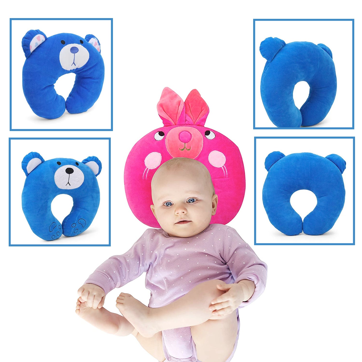 7216 Newborn Baby Soft Neck Support Pillow DeoDap