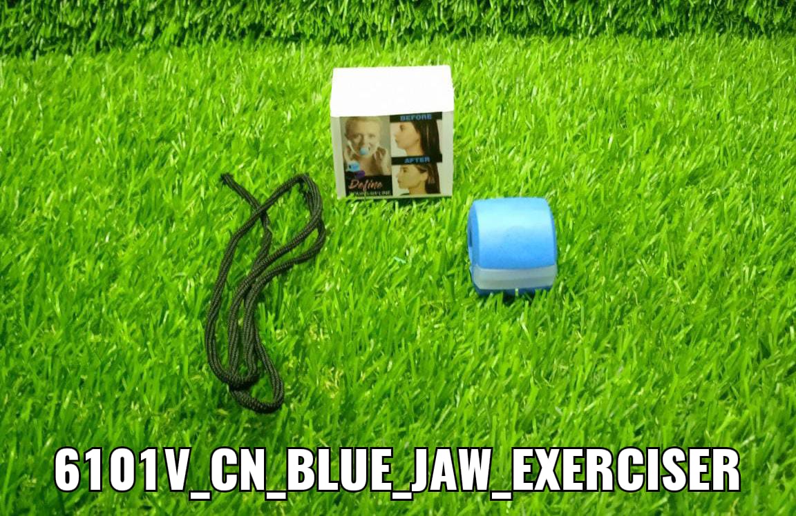 6101 V Cn Blue Jaw Exerciser Used To Gain Sharp And Chiselled Jawline Easily And Fast. DeoDap