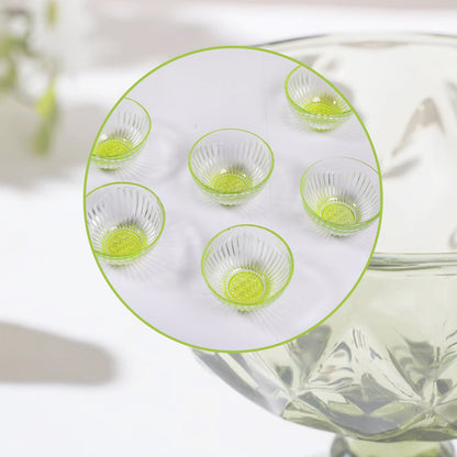 7133 Round 6 Glass With 6 Bowl Set, All Purpose Serving Set For Home & Kitchen Use DeoDap